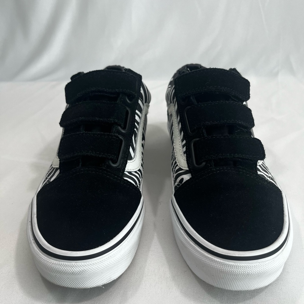 Vans Old Skool Zebra Skate Sneakers W 9 M 7.5 Unisex, Straps - Picture 3 of 11